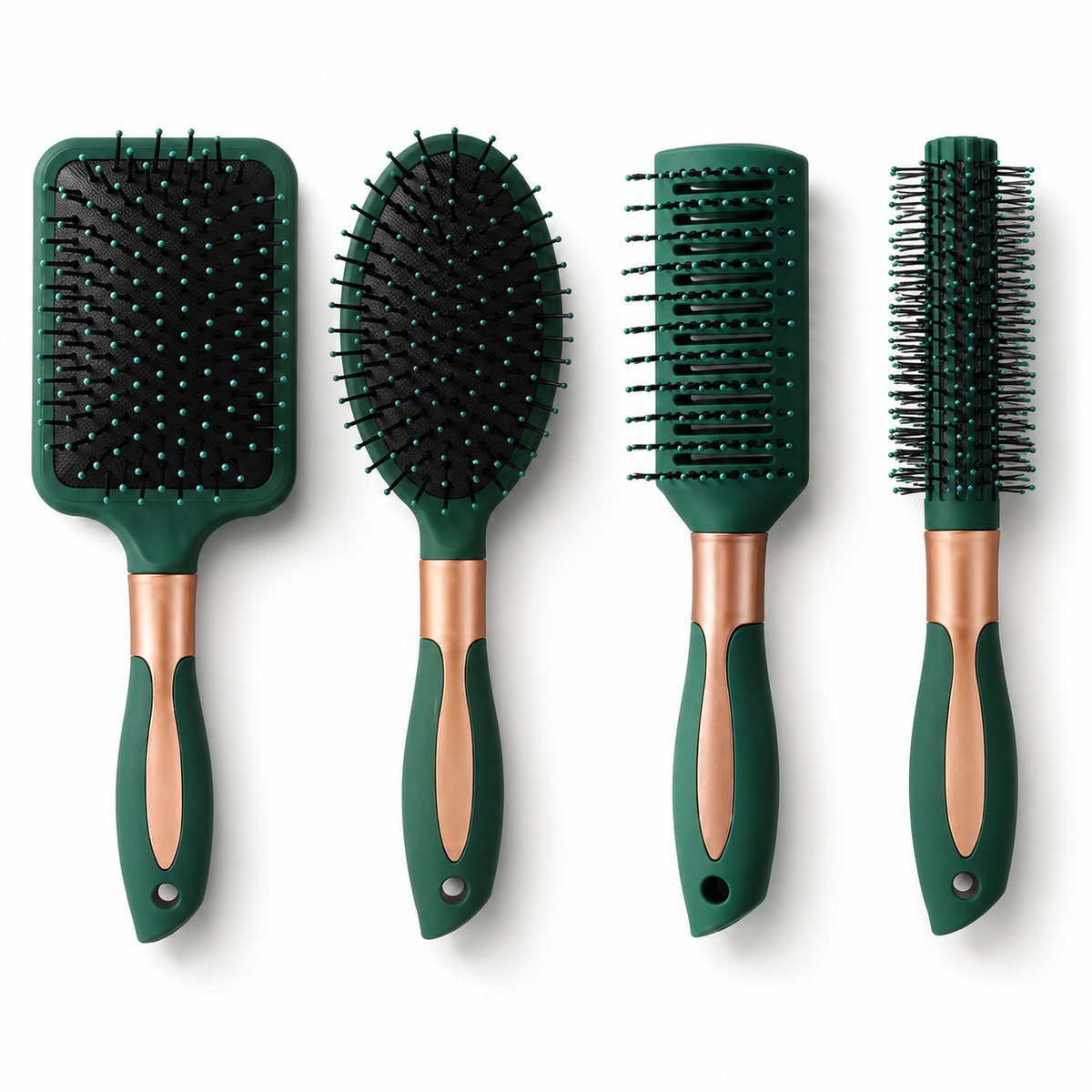 4-Piece Detangling Hair Brush Set