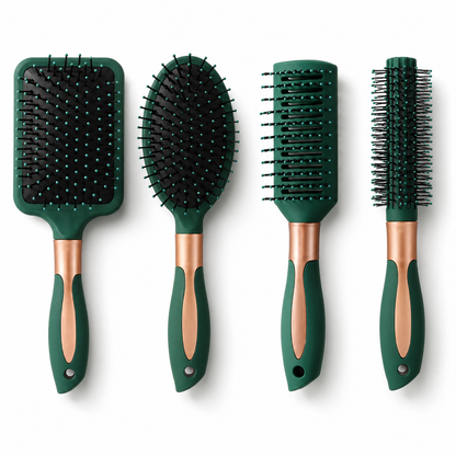 4-Piece Detangling Hair Brush Set