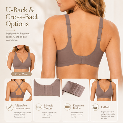 SLETTA Seamless Wire-Free Comfort Bra
