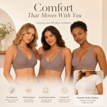 SLETTA Seamless Wire-Free Comfort Bra